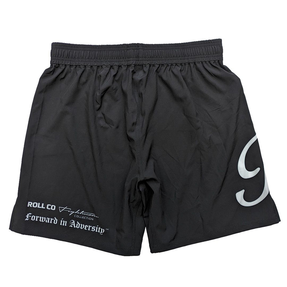 Rollco BJJ MMA Fight Shorts Back